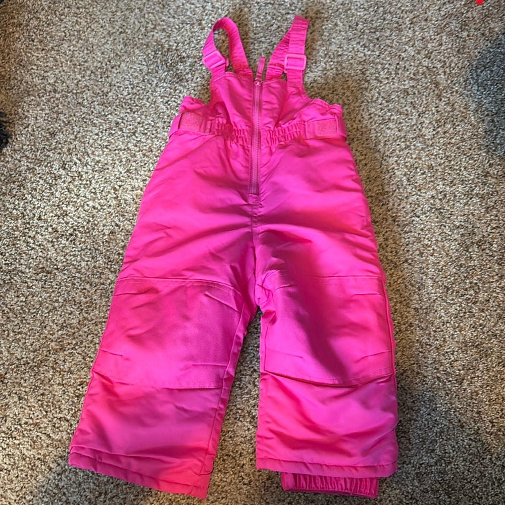 Cat & Jack pink snow pants size 18m